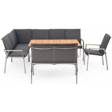 Set mobilier COLLODI pentru terasa si gradina, scaun, coltar, canapea si masa