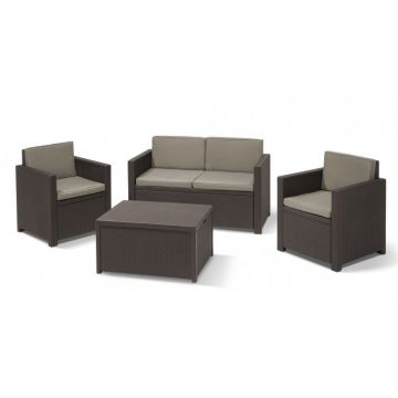 Set mobilier gradina Monaco, Keter, 4 piese