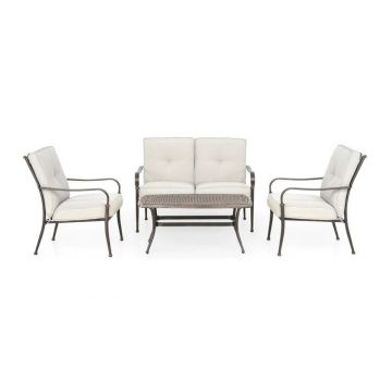Set mobilier SORRENTO  terasa/gradina, 2 fotolii, canapea si masuta